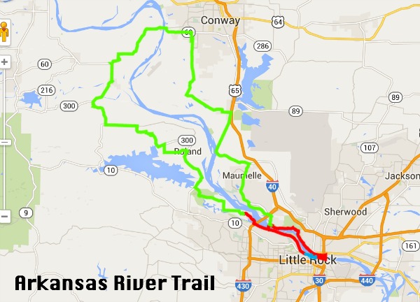 Arkansas river trail map