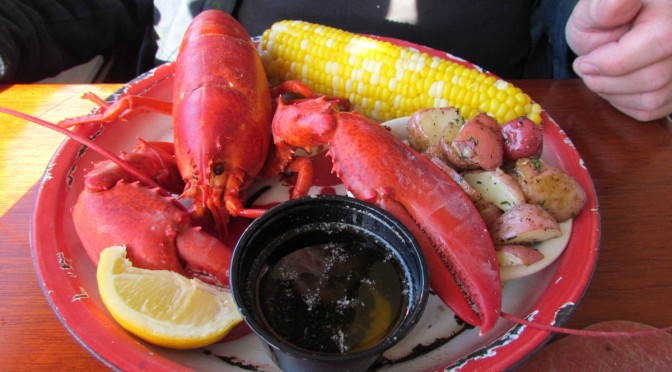 When in Maine, we eat Lobster!